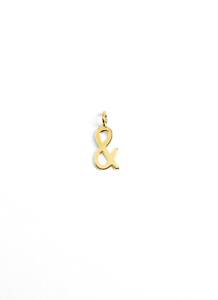Gepersonaliseerde ketting Initial Letters & Zilver Verguld Goud