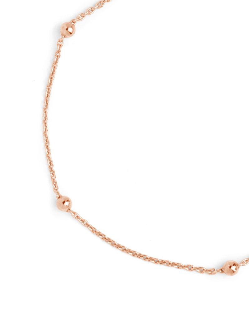 Dots Armband Silber, Rosévergoldet