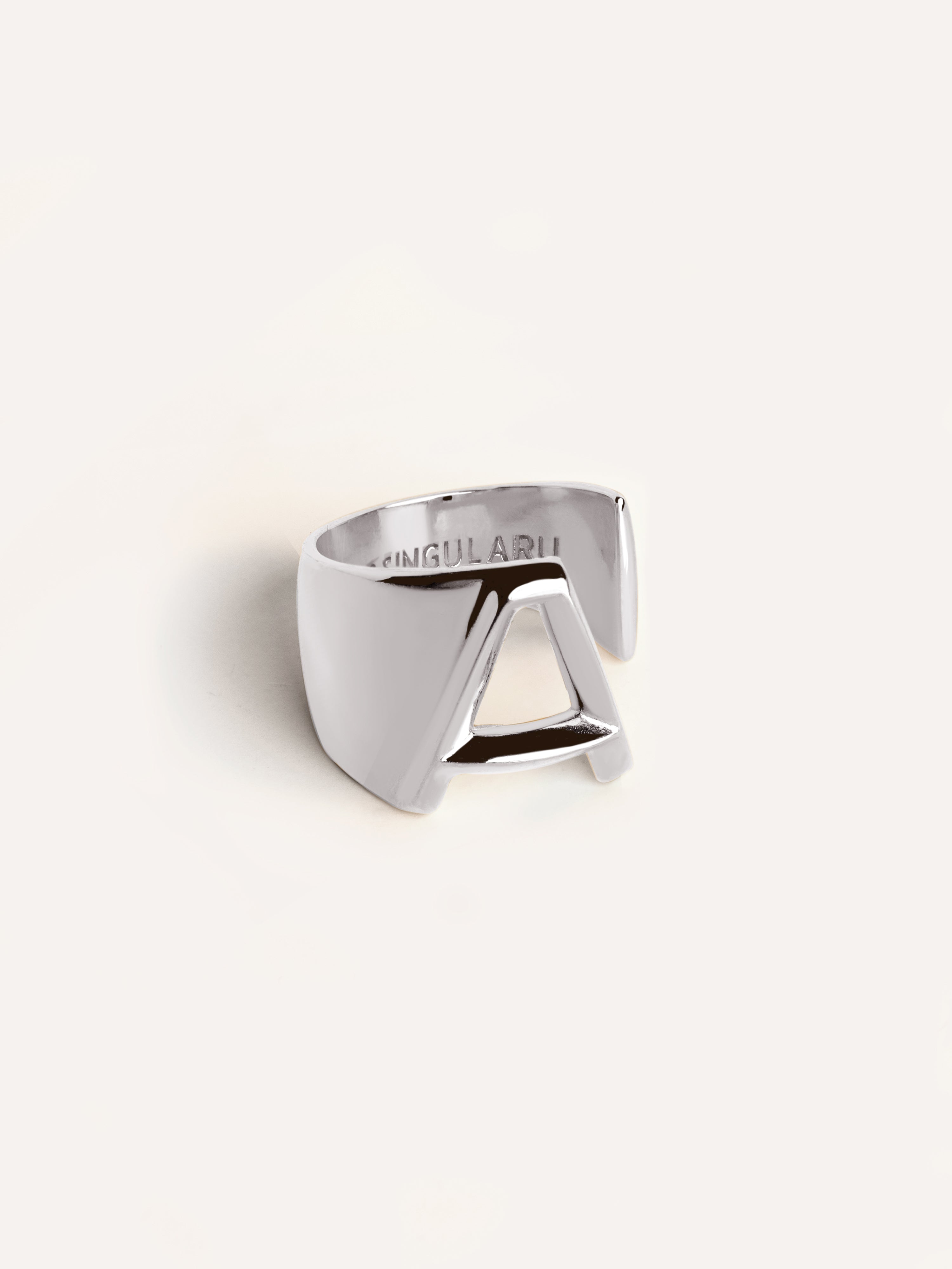 Letter Signet Personalized Ring