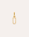 Charm Letter Spark Plata Baño Oro