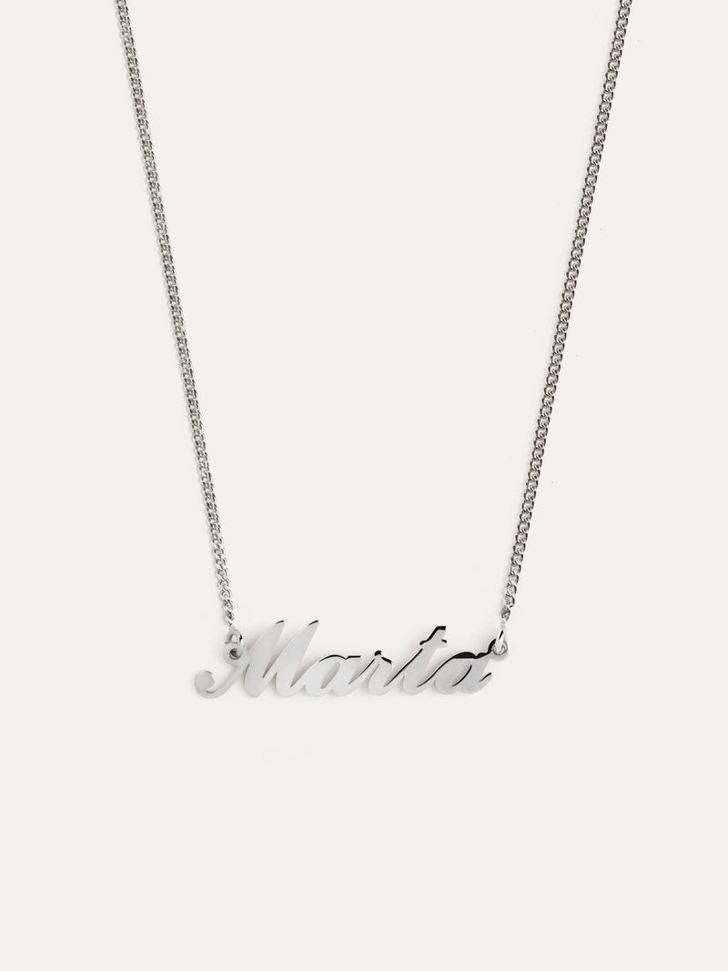 Carrie Personalisiertes Halskette, Silber