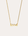 Collar Personalizado Sue Plata Baño Oro