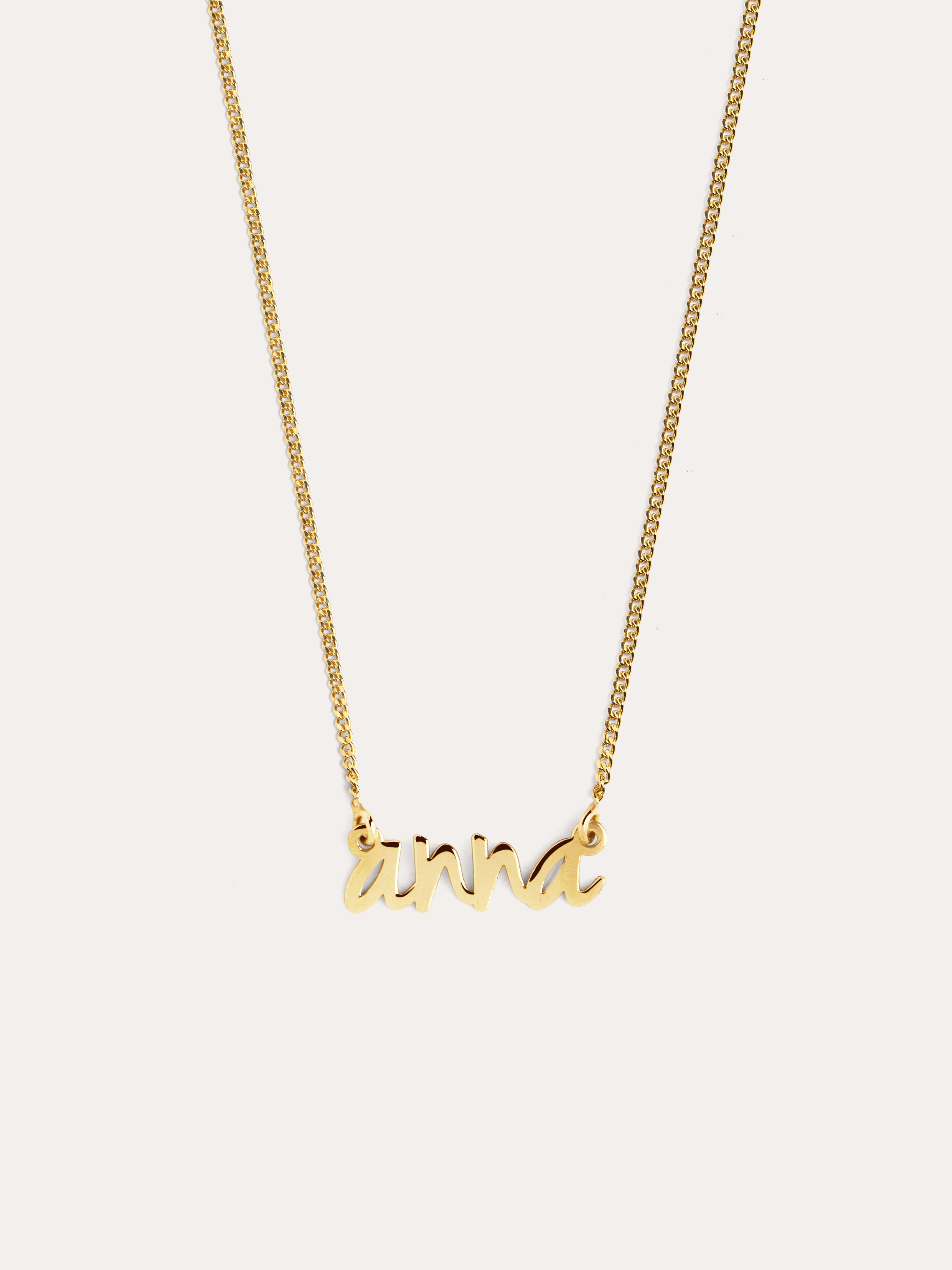 Sue Personalized Gold Necklace