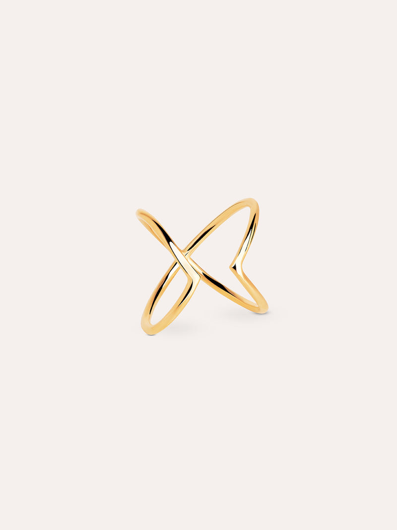 4Ever Ring Silber, vergoldet