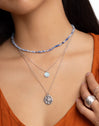 Collar Smiley Sky Enamel