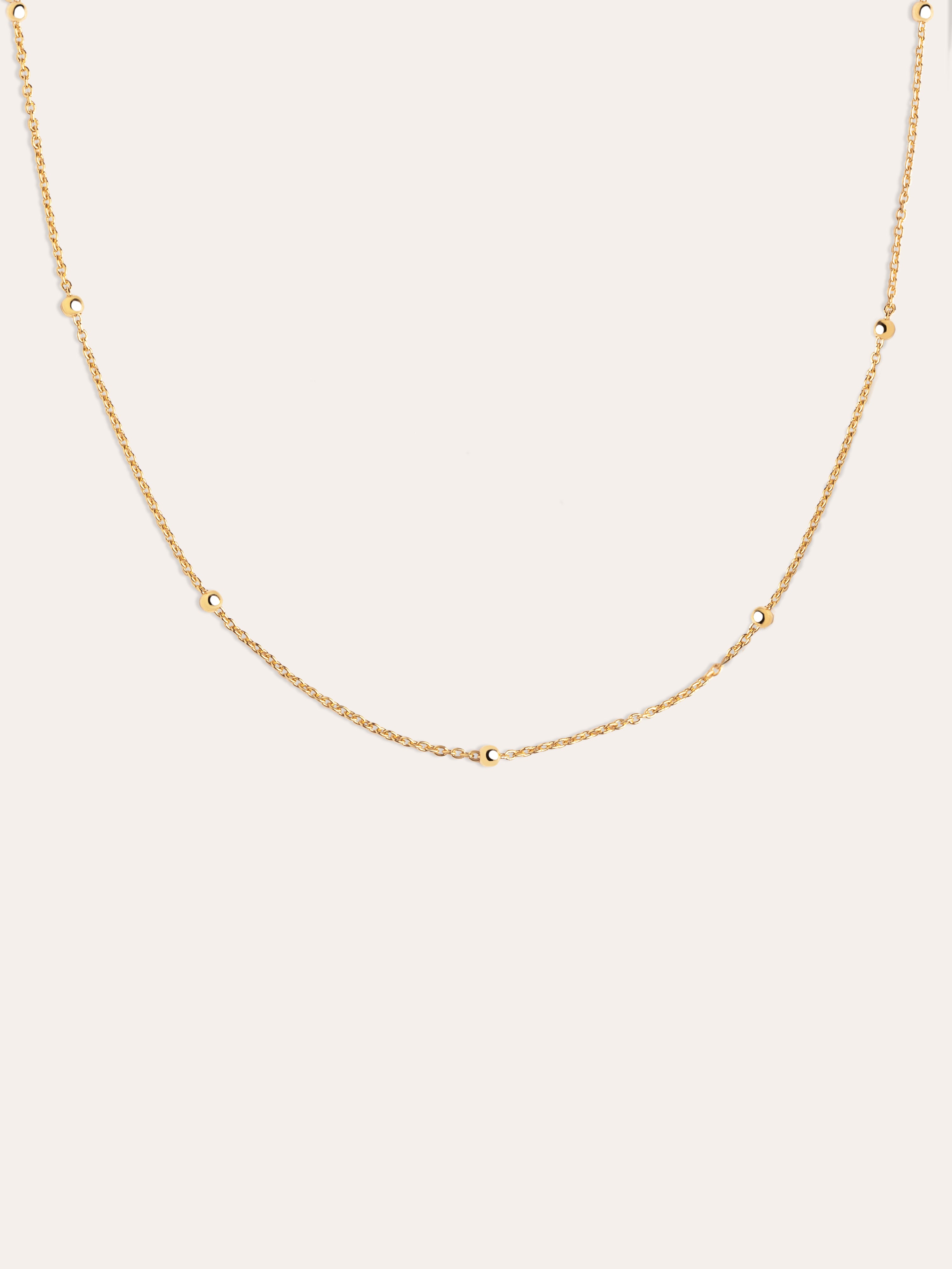 Dots Gold Necklace