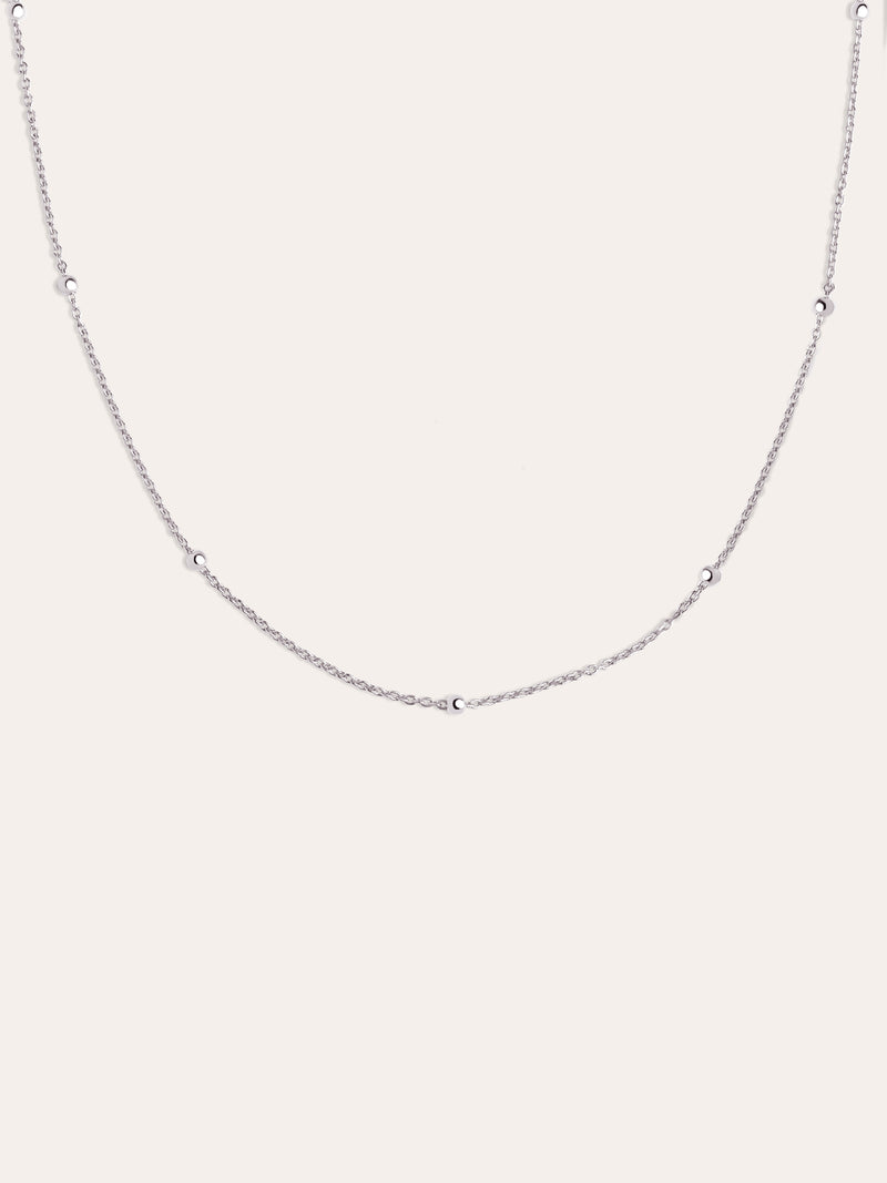 Dots Halskette Silber