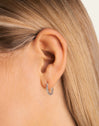 Pendientes Aro Twist Plata