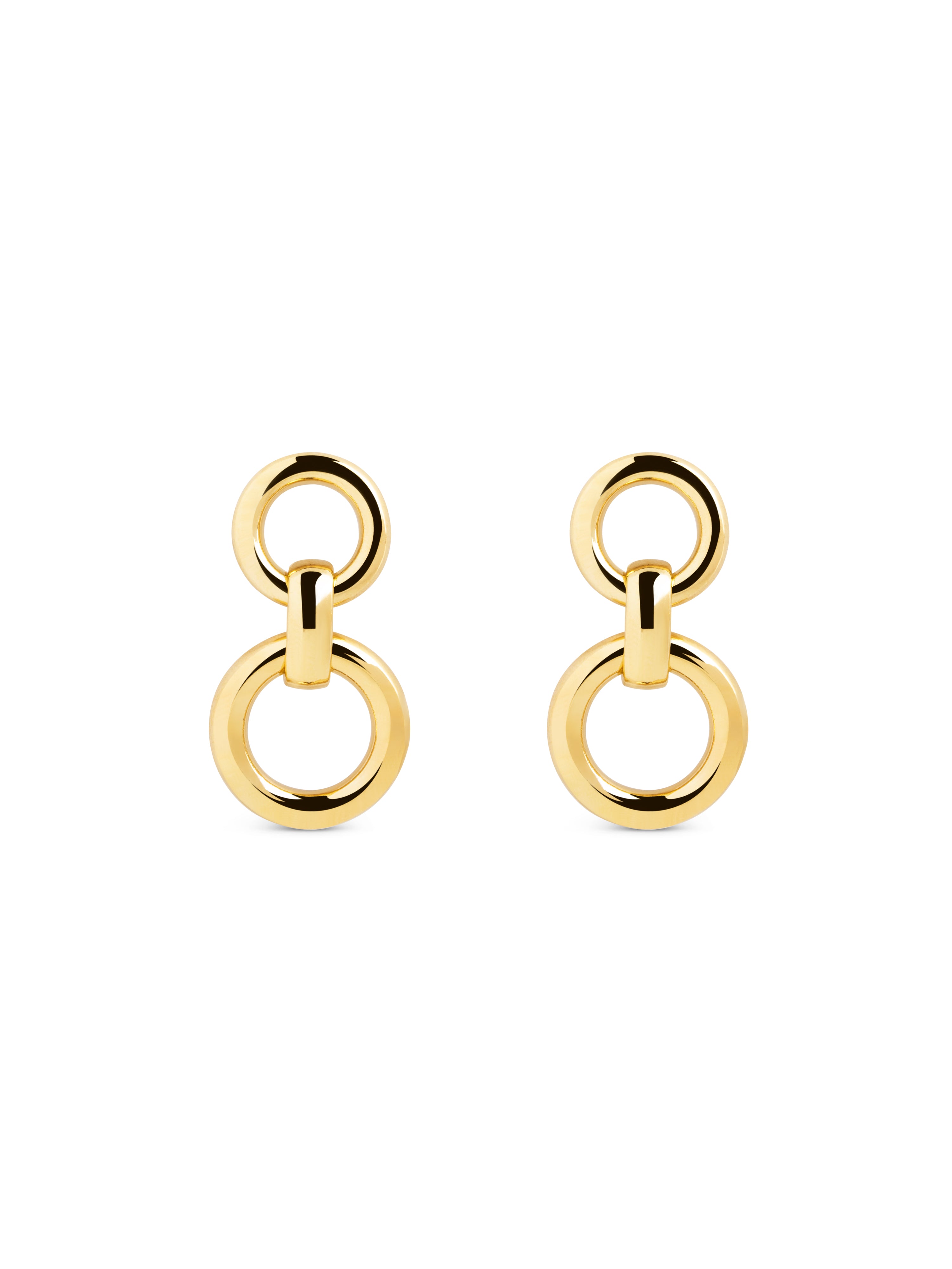 Chain Union Gold Earrings