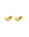 Pendientes Mini Gren Plata Baño Oro