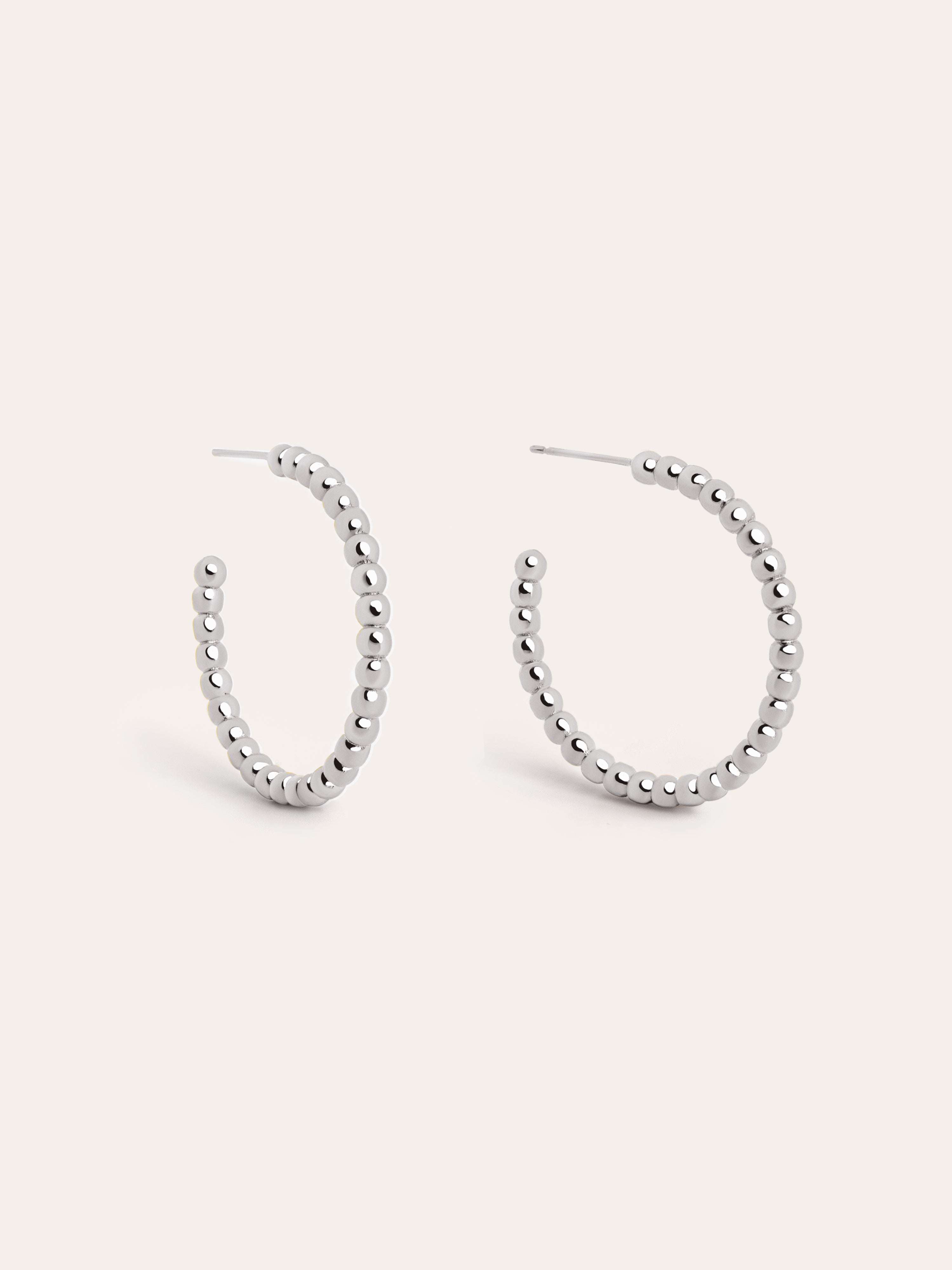 Pebbles L Hoop Earrings