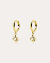Polar Star Gold Earrings