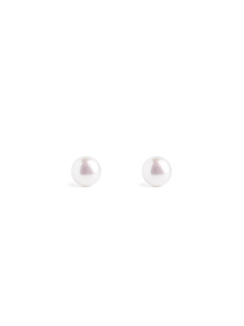Single Pearl Ohrringe Silber