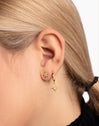 Polar Star Gold Earrings