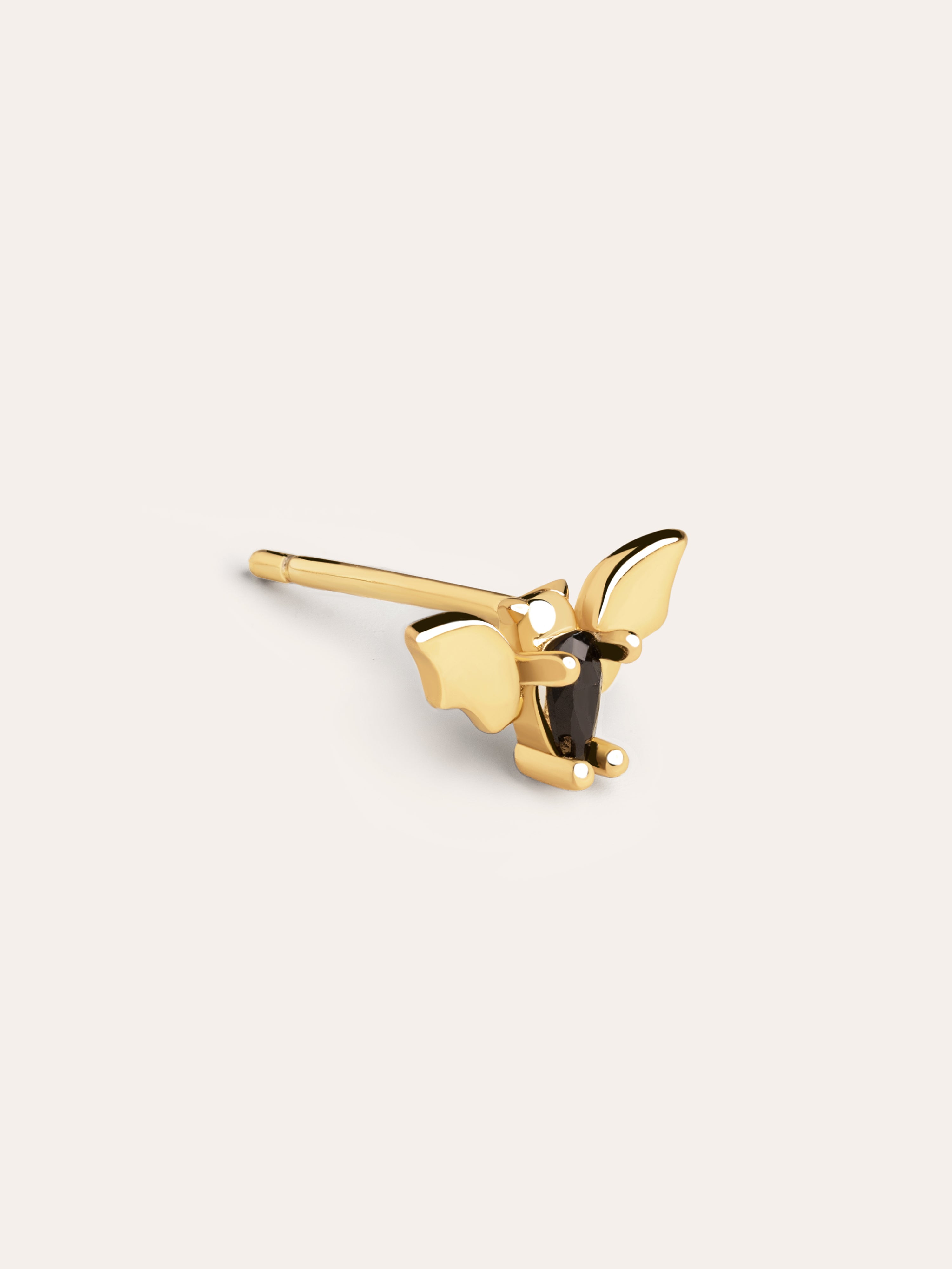 Boo Bat Gold Single Earring