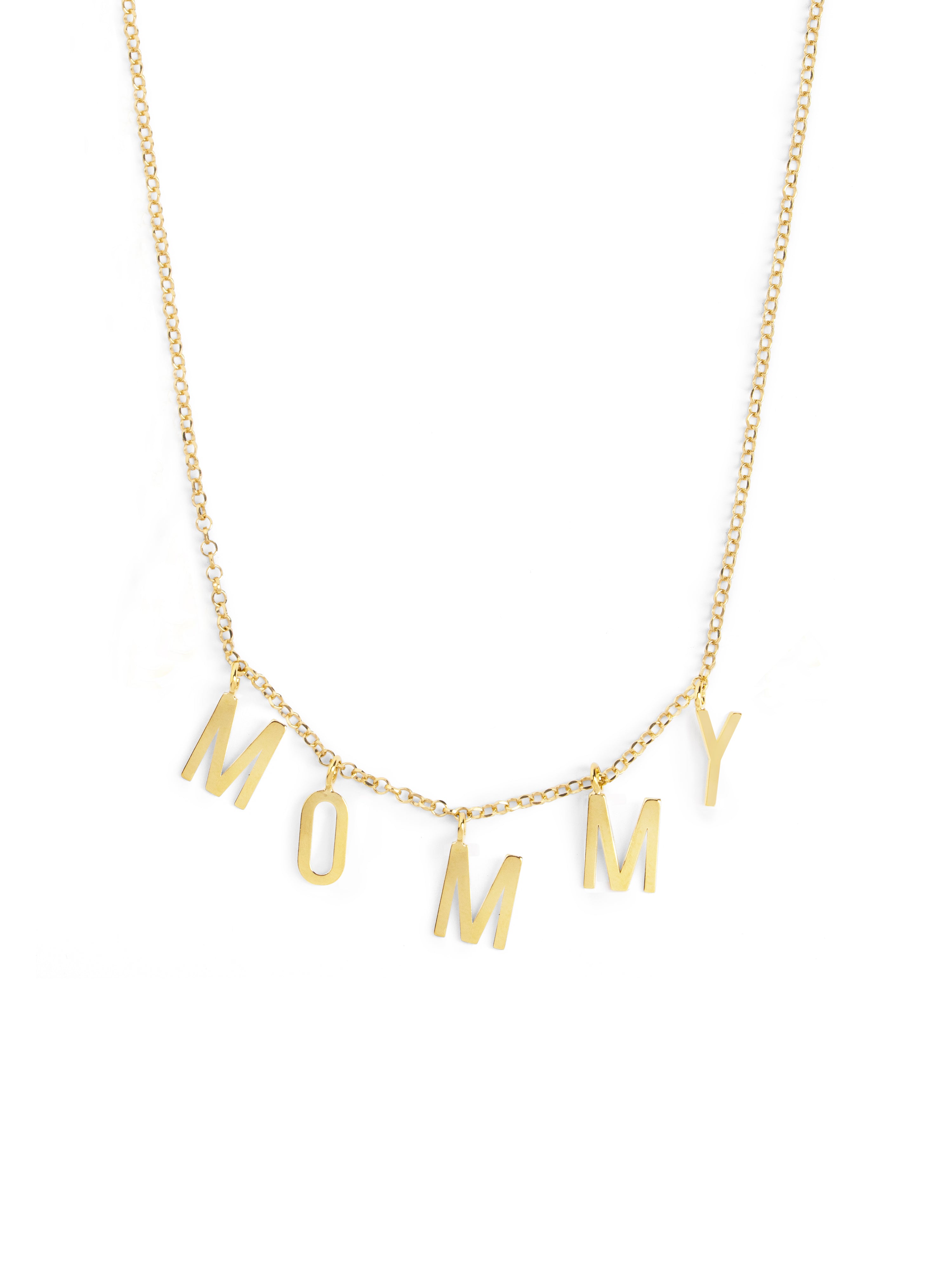 Collar Personalizado Letters Oro