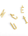 Inicial Collar Personalizado Letters Oro A