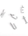 Inicial Collar Personalizado Letters Plata M