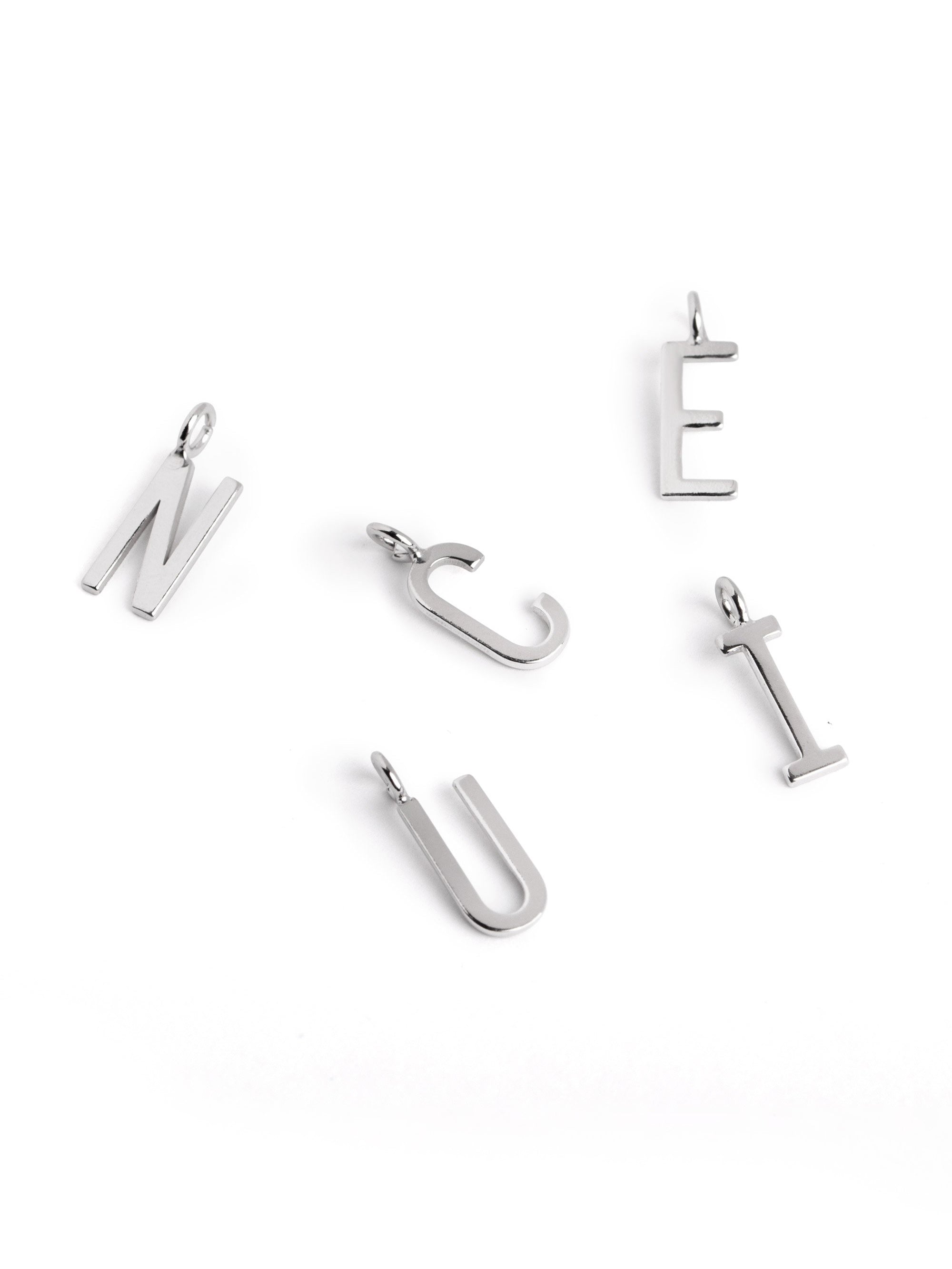 Collier Initial Personnalisé Letters & Argent